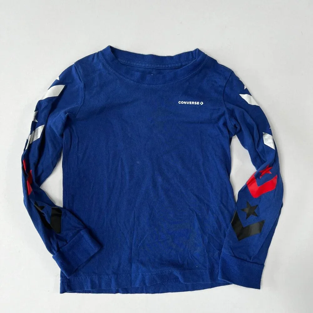 5 for $25 ✨ Converse Blue Long Sleeve Tee Shirt